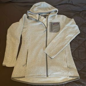 Patagonia women's R1 Air Full-Zip Hoodie - size Medium - light blue - brand new
